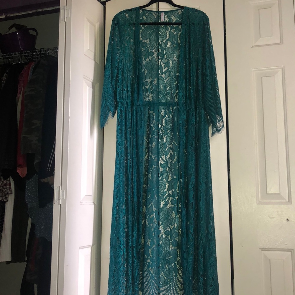 See through cardigan